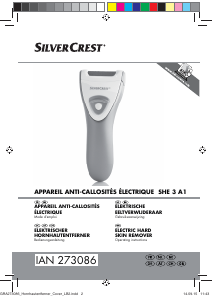 Manual SilverCrest IAN 273086 Callus remover
