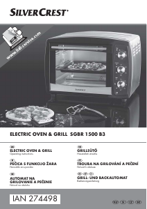 Manual SilverCrest SGBR 1500 B3 Oven
