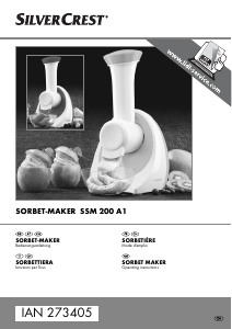 Manuale SilverCrest SSM 200 A1 Macchina del gelato