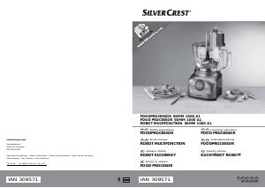 Handleiding SilverCrest SKMM 1000 A1 Keukenmachine