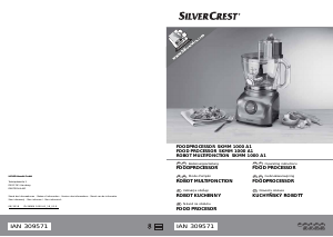Bruksanvisning SilverCrest SKMM 1000 A1 Matberedare