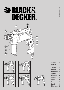 Manual Black and Decker KR60K Impact Drill