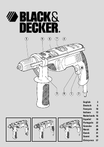 Bruksanvisning Black and Decker KR550K Slagdrill