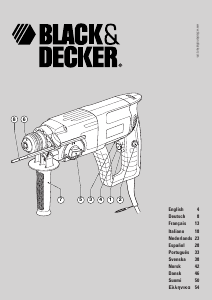 Manual Black and Decker KD960KC Martelo perfurador