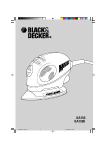 Käyttöohje Black and Decker KA150 Kärkihiomakone
