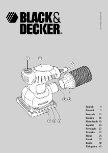 Manual de uso Black and Decker KA170GT Lijadora orbital