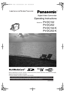 Mode d’emploi Panasonic PV-DC252K Caméscope