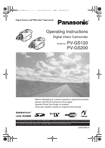 Bruksanvisning Panasonic PV-GS120 Videokamera