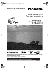 Mode d’emploi Panasonic PV-DC352 Caméscope