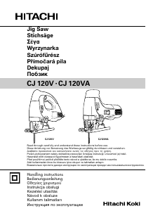 Manual Hitachi CJ 120V Jigsaw