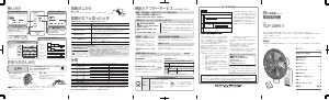 説明書 東芝 TLF-30R11 扇風機