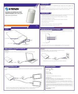 Manual de uso Steren MOV-1060 Cargador portátil