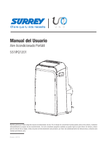 Manual de uso Surrey 551IPQ1201 Uno Aire acondicionado