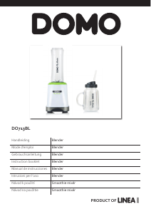 Bedienungsanleitung Domo DO713BL Standmixer