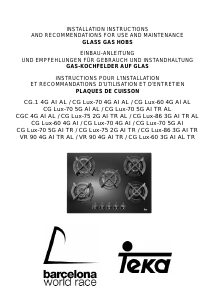 Bruksanvisning Teka CG.1 4G AI AL Häll