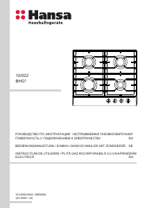 Руководство Hansa BHGA630390 Варочная поверхность