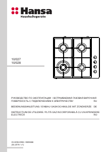 Руководство Hansa BHGA620390 Варочная поверхность