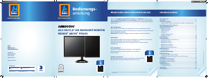 Bedienungsanleitung Medion Akoya P55630 (MD 20630) LED monitor