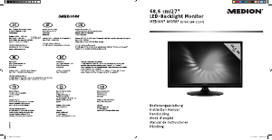 Manual Medion Akoya X57005 (MD 21147) LED Monitor