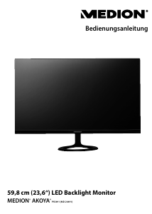 Bedienungsanleitung Medion Akoya P55491 (MD 20491) LED monitor