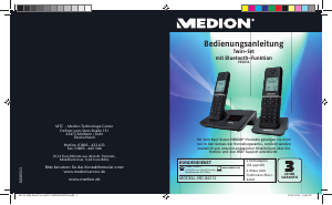 Bedienungsanleitung Medion LIFE P63032 (MD 84312) Schnurlose telefon