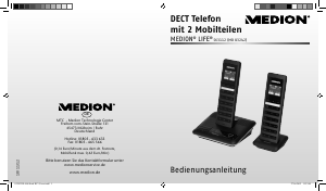 Bedienungsanleitung Medion LIFE S63112 (MD 83242) Schnurlose telefon