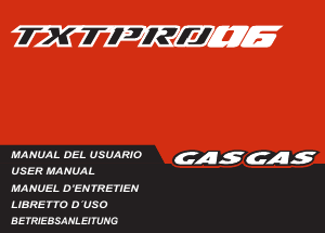 Manuale GasGas TXT PRO (2006) Motocicletta