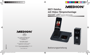 Bedienungsanleitung Medion LIFE P63025 (MD 84184) Schnurlose telefon