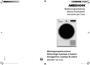 Bedienungsanleitung Medion MD 37456 Trockner