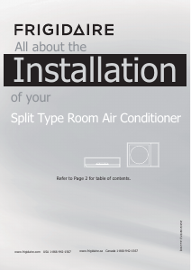 Manual Frigidaire FFHP362CQ2 Air Conditioner