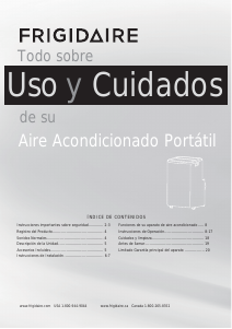 Manual de uso Frigidaire FHPC102AB1 Aire acondicionado