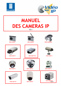 Mode d’emploi GigaMedia GGM CAMF25Z Caméra IP