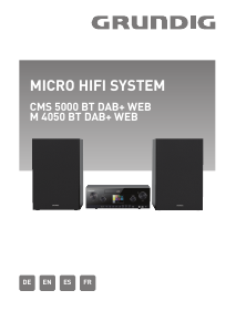 Handleiding Grundig CMS 5000 BT DAB+ WEB Stereoset