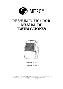 Manual de uso Artrom MDH-20 Deshumidificador
