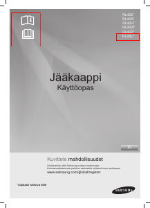 Käyttöohje Samsung RL34EGVG Jääkaappipakastin
