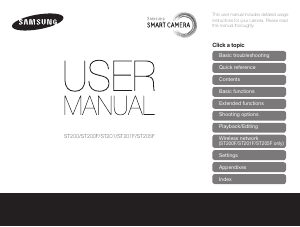 Manual Samsung ST205F Digital Camera