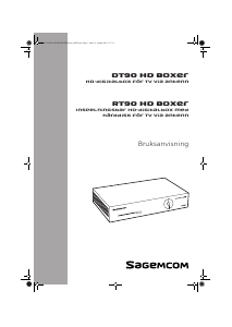 Bruksanvisning Sagemcom DT90 Digitalmottagare