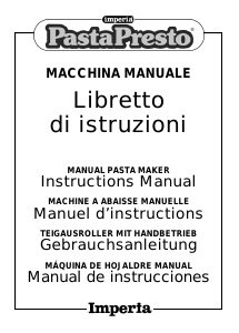 Manual Imperia PastaPresto Pasta Machine