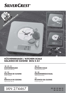 Bedienungsanleitung SilverCrest IAN 274467 Küchenwaage