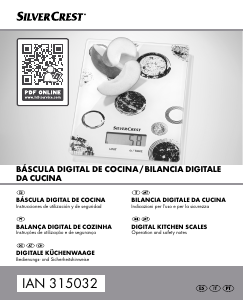 Manual SilverCrest IAN 315032 Balança de cozinha