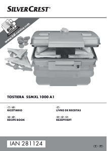 Manual SilverCrest SSMXL 1000 A1 Grelhador de contacto