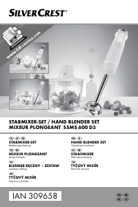 Instrukcja SilverCrest SSMS 600 D3 Blender ręczny