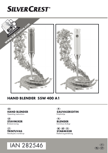 Instrukcja SilverCrest SSW 400 A1 Blender ręczny