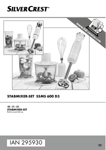 Bedienungsanleitung SilverCrest IAN 295930 Stabmixer