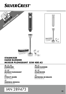Manual SilverCrest SSW 400 A2 Hand Blender