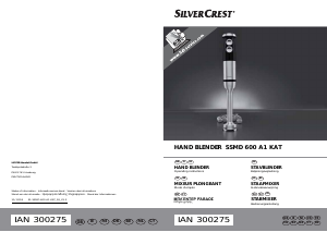 Kullanım kılavuzu SilverCrest SSMD 600 A1 KAT El blenderi