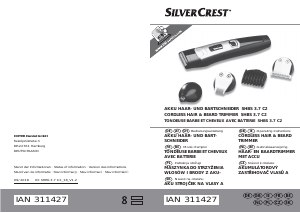 Instrukcja SilverCrest SHBS 3.7 C2 Strzyżarka do włosów