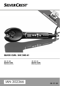 Manual SilverCrest SHC 240 A1 Hair Styler