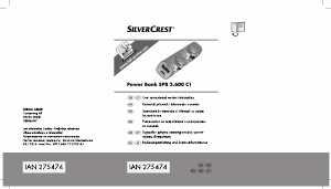 Handleiding SilverCrest SPB 2.600 C1 Mobiele oplader