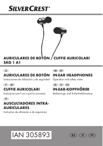 Manual de uso SilverCrest IAN 305893 Auriculares